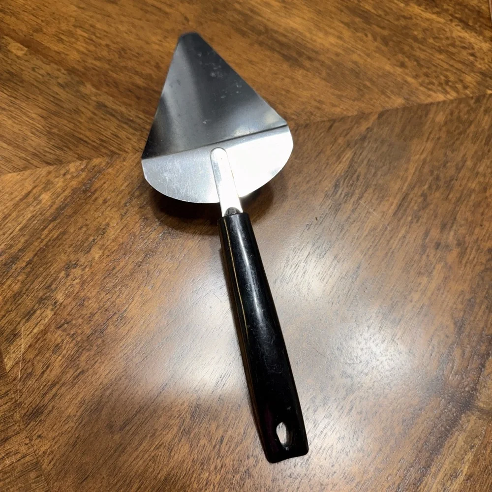 Vintage EKCO Black Plastic Handle Cake Serving 4"Spatula - Picture 2 of 6